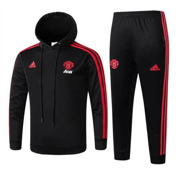 Chandal Niños Manchester United 2018-2019 Negro